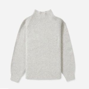 Everlane Premium Cashmere Sweater (Light Gray)